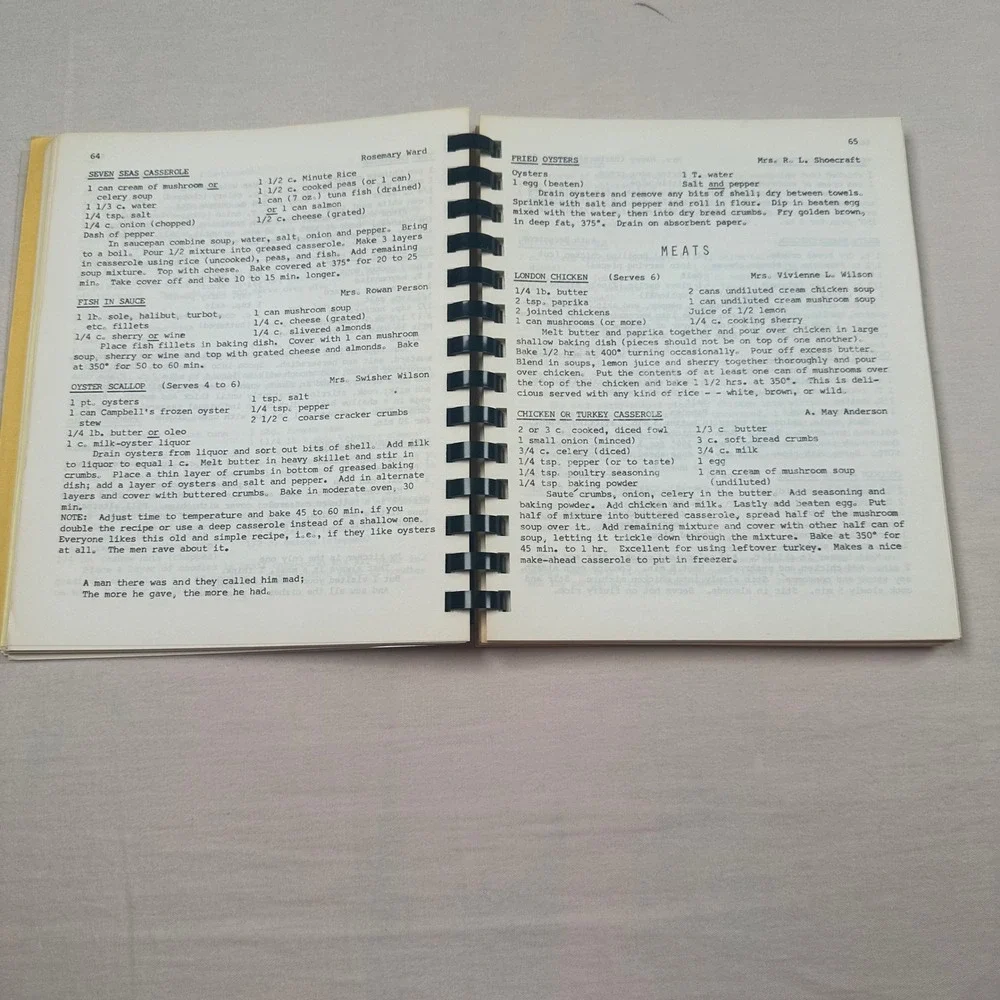 Vintage 1974 The Happy Cooker Moline Public Hospital Auxiliary Cookbook Illinois